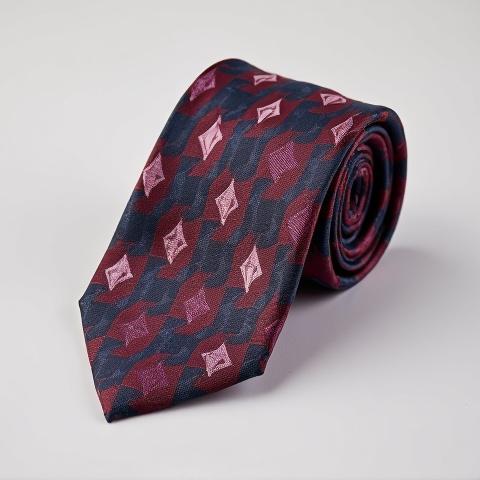 Moderne geometrische Seidenkrawatte